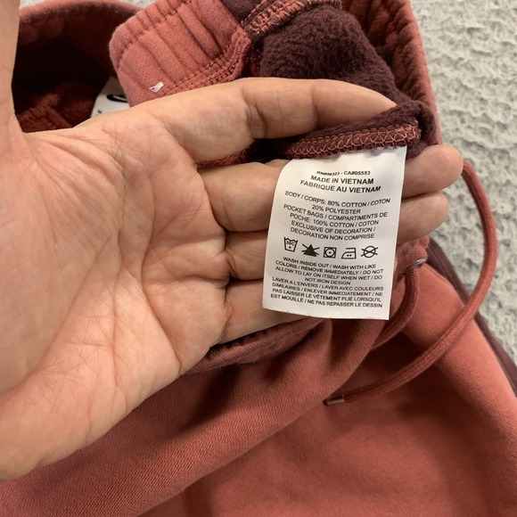 Nike Joggers Womens Medium Icon Clash Fleece‎ Pink Red 28" Inseam Gym Train Run - Picture 11 of 14